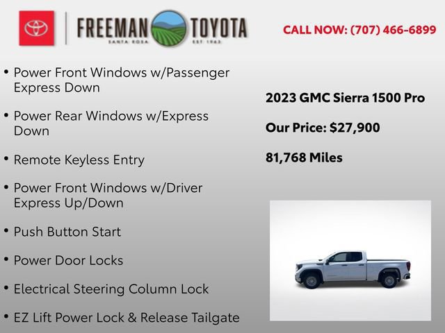 Used 2023 GMC Sierra 1500 Pro w/ Trailering Package RWD image 12
