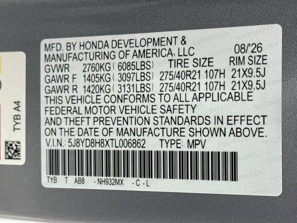 New 2026 Acura MDX Type S w/ Advance Package AWD/4WD image 33