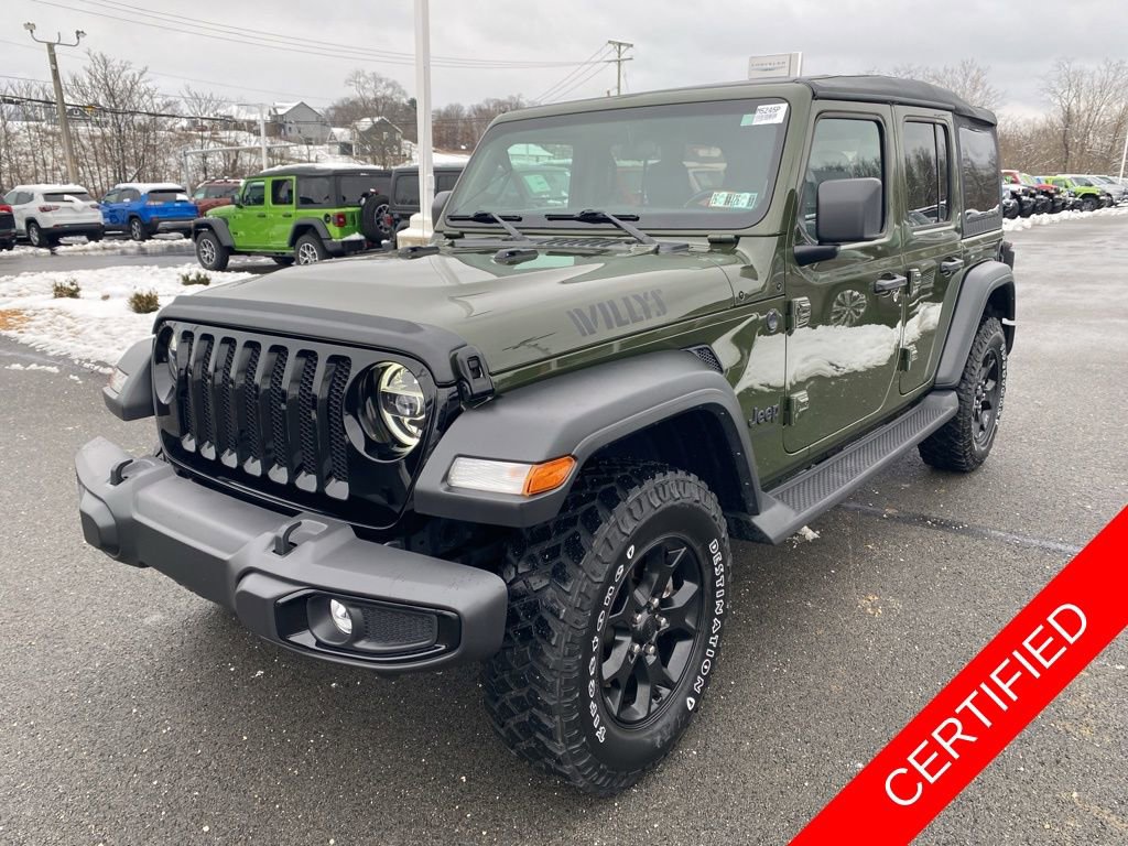 Certified 2022 Jeep Wrangler Unlimited Willys image 7