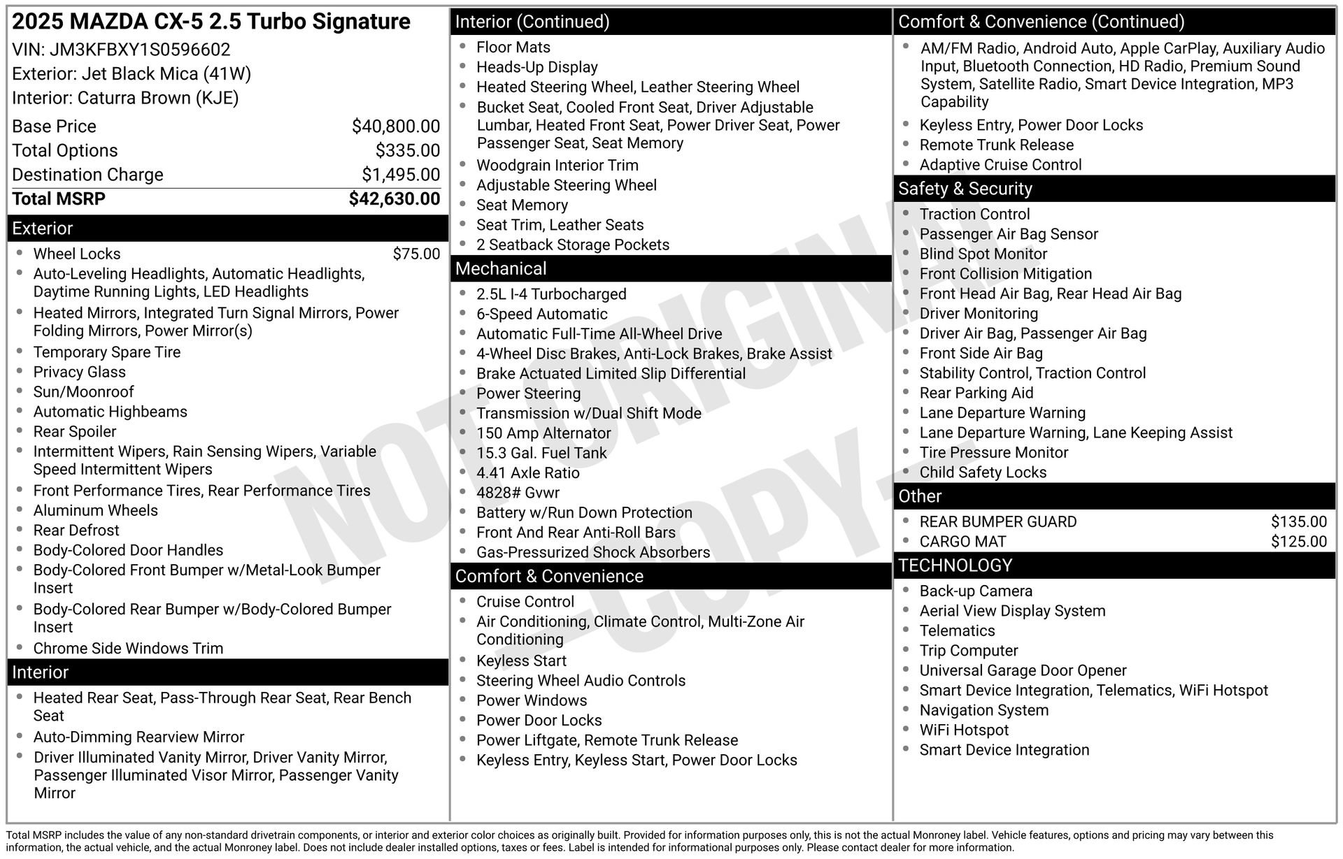 Used 2025 MAZDA CX-5 Signature image 39