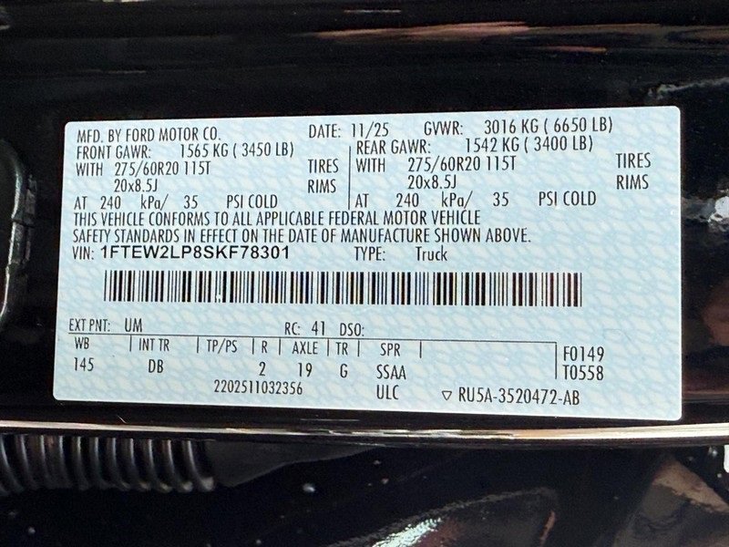 New 2025 Ford F150 STX w/ Equipment Group 200A image 21