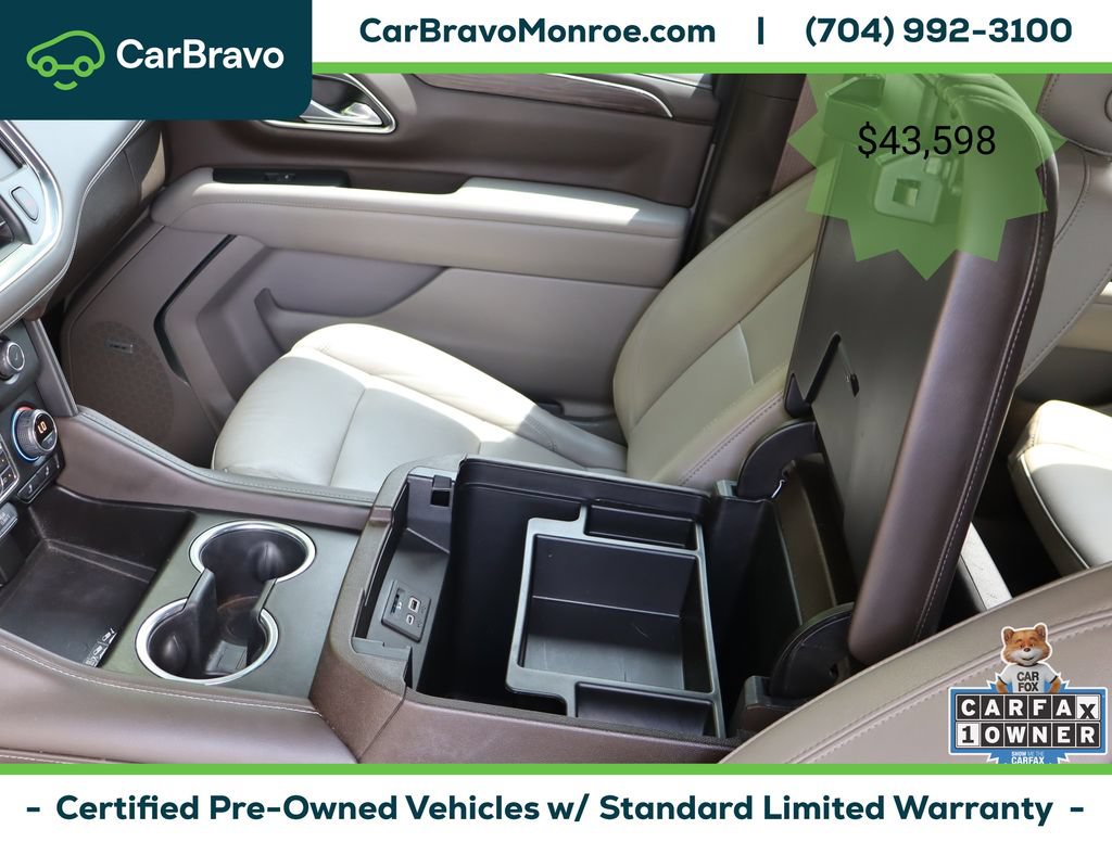 Certified 2021 Chevrolet Tahoe Z71 w/ Z71 Signature Package AWD/4WD image 40