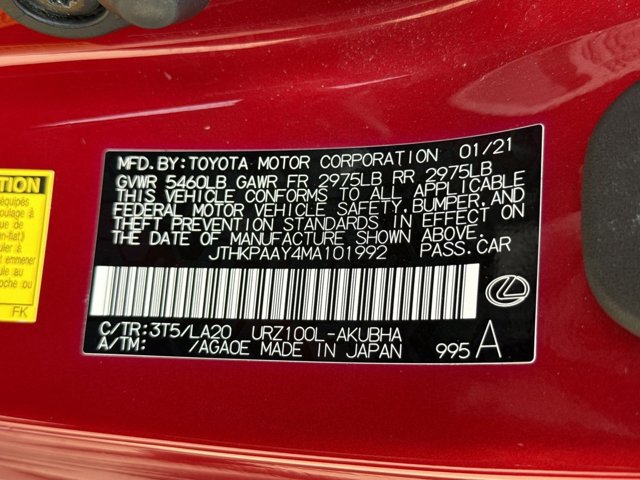 Certified 2021 Lexus LC 500 Convertible w/ Touring Package RWD image 27