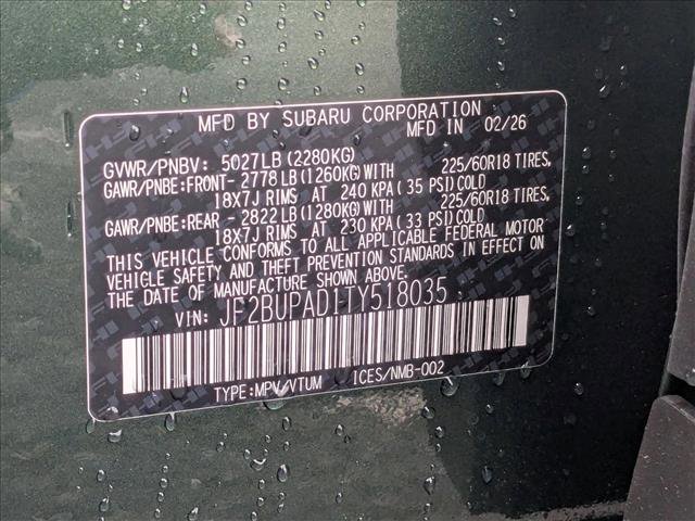 New 2026 Subaru Outback Premium image 18