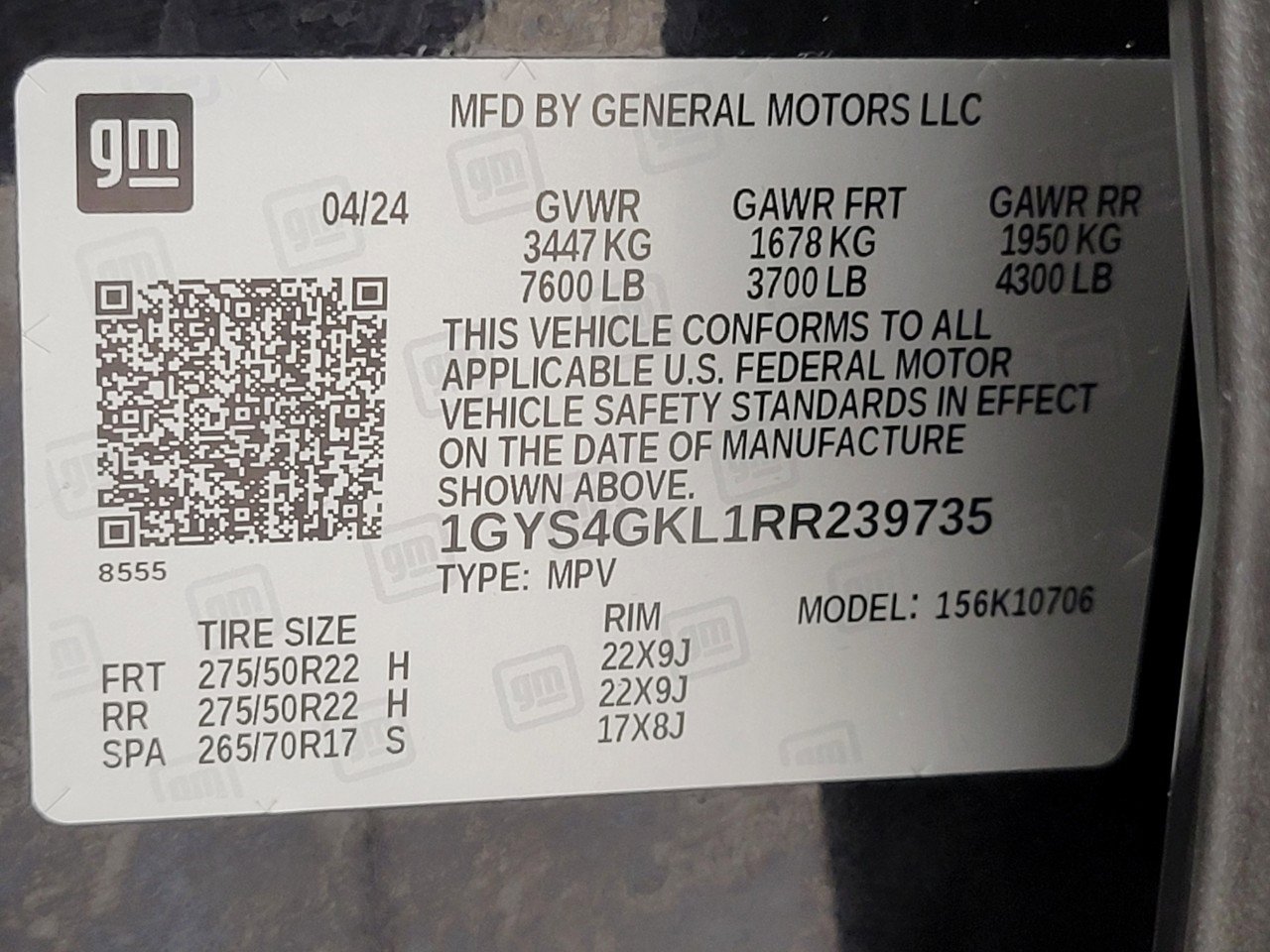 Certified 2024 Cadillac Escalade Sport Platinum w/ Heavy-Duty Trailer Package image 33