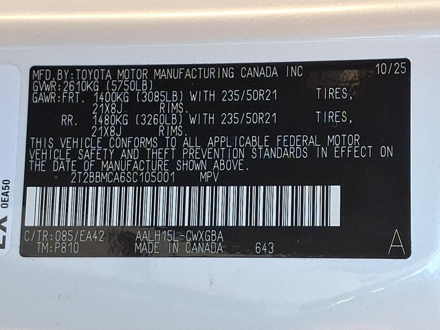 Certified 2025 Lexus RX 350h AWD/4WD image 27