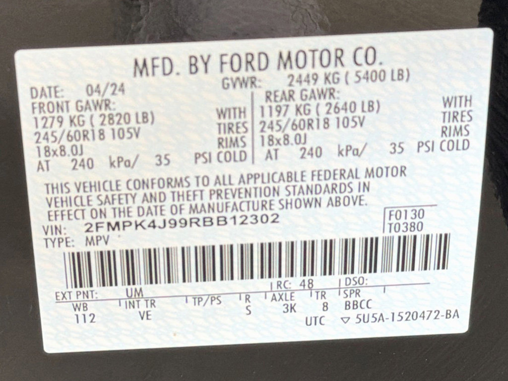 Used 2024 Ford Edge SEL w/ Convenience Package AWD/4WD image 38