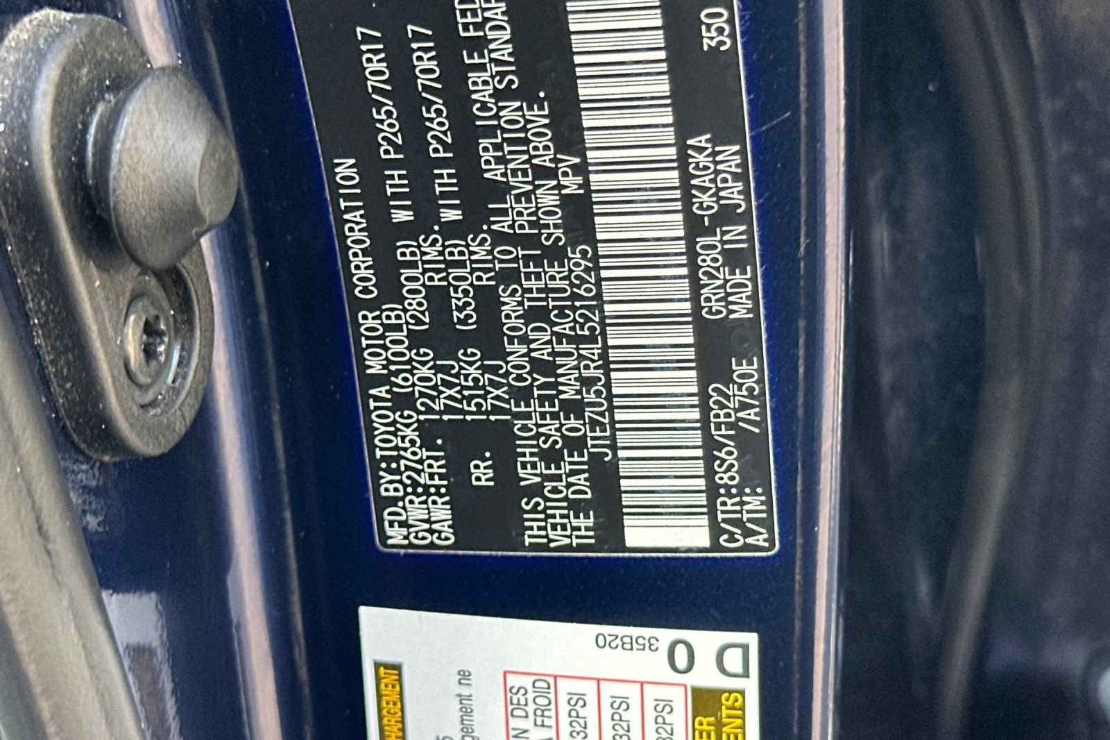 Certified 2020 Toyota 4Runner SR5 RWD image 30