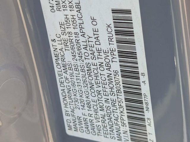 New 2026 Honda Ridgeline RTL image 21