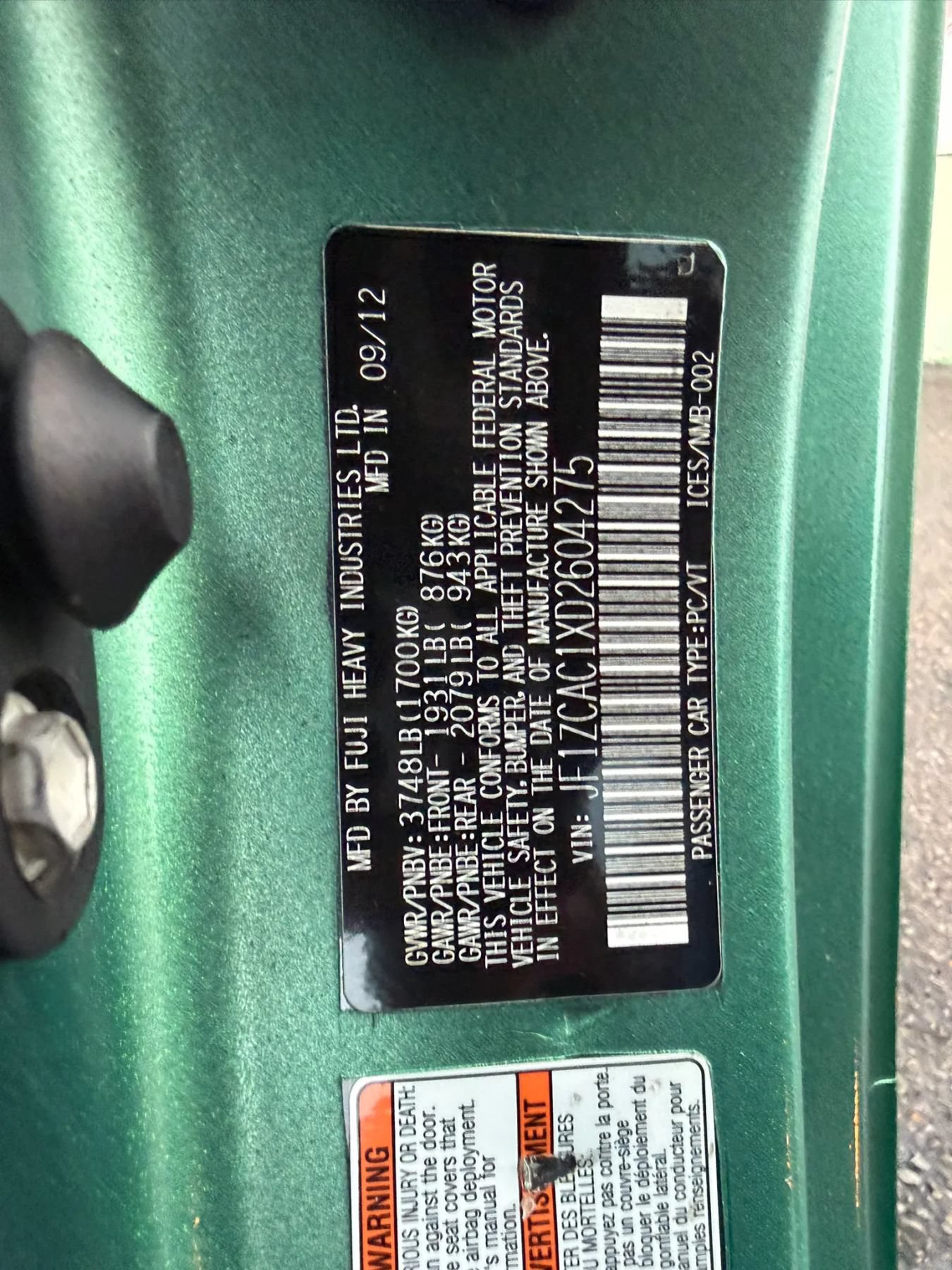 Used 2013 Subaru BRZ Limited w/ Popular Pkg 2C RWD image 50
