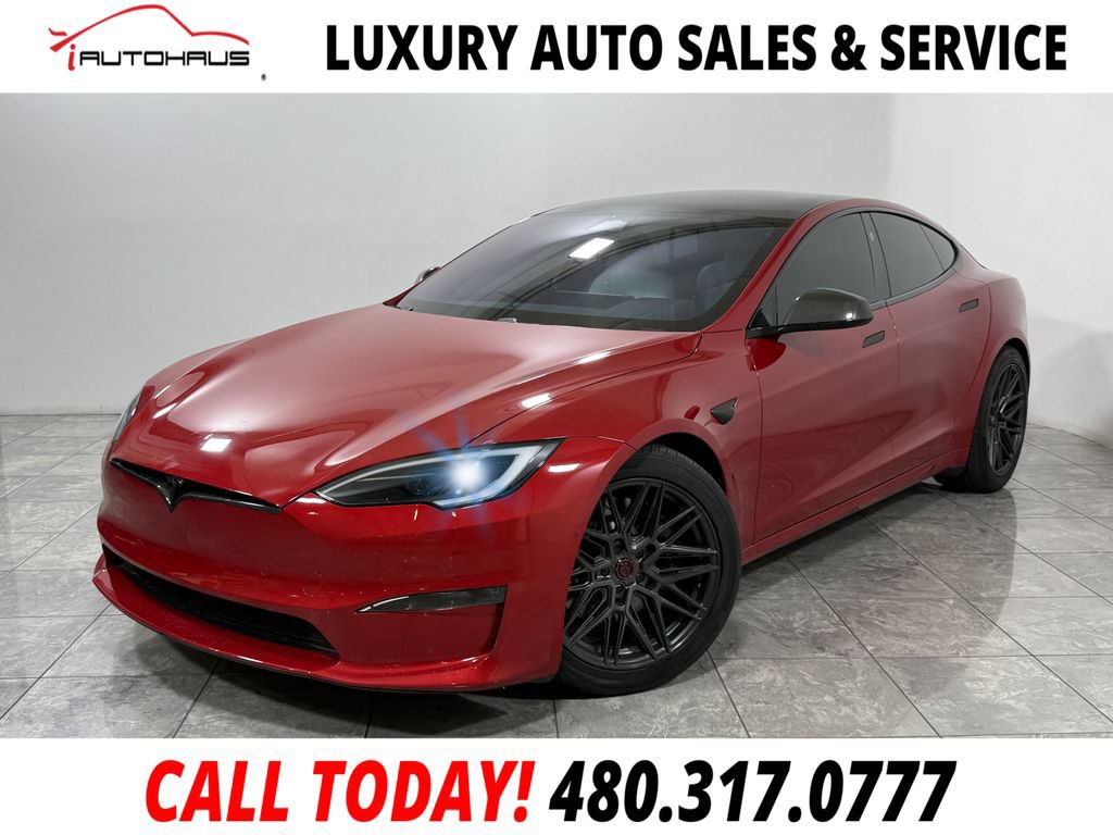 Used 2022 Tesla Model S Plaid AWD/4WD image 1