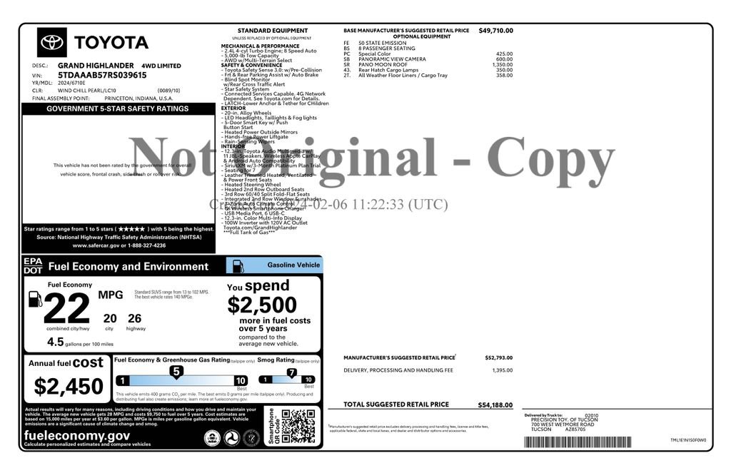 Used 2024 Toyota Grand Highlander Limited image 4