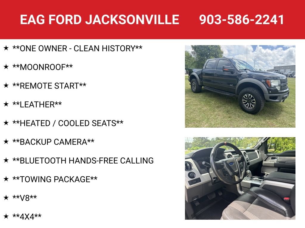 Used 2012 Ford F150 Raptor w/ Raptor Luxury Pkg AWD/4WD image 4