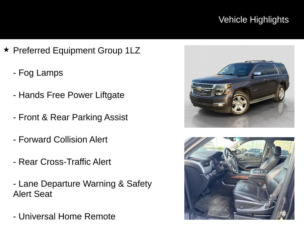 Used 2015 Chevrolet Tahoe LTZ w/ Max Trailering Package AWD/4WD image 16