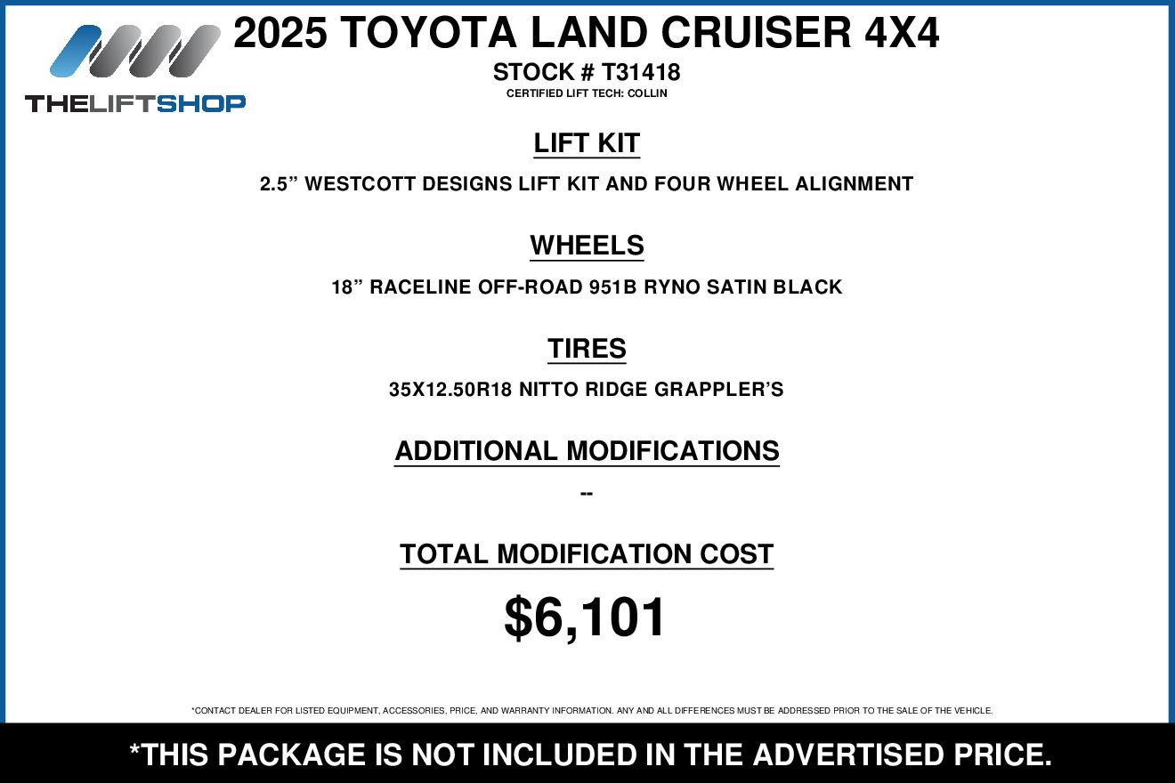 Used 2025 Toyota Land Cruiser w/ Premium Package image 2