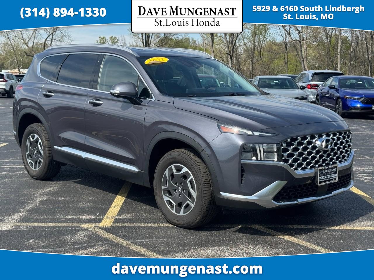 Used 2022 Hyundai Santa Fe Blue