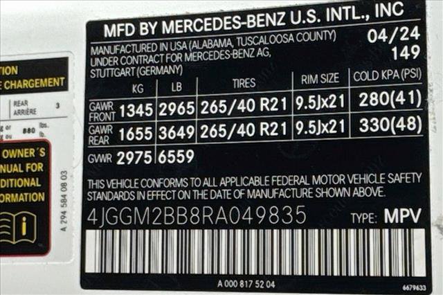 Used 2024 Mercedes-Benz EQE 350+ SUV image 30