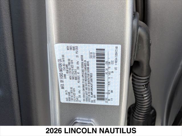 New 2026 Lincoln Nautilus Reserve w/ Jet Appearance Package AWD/4WD image 15