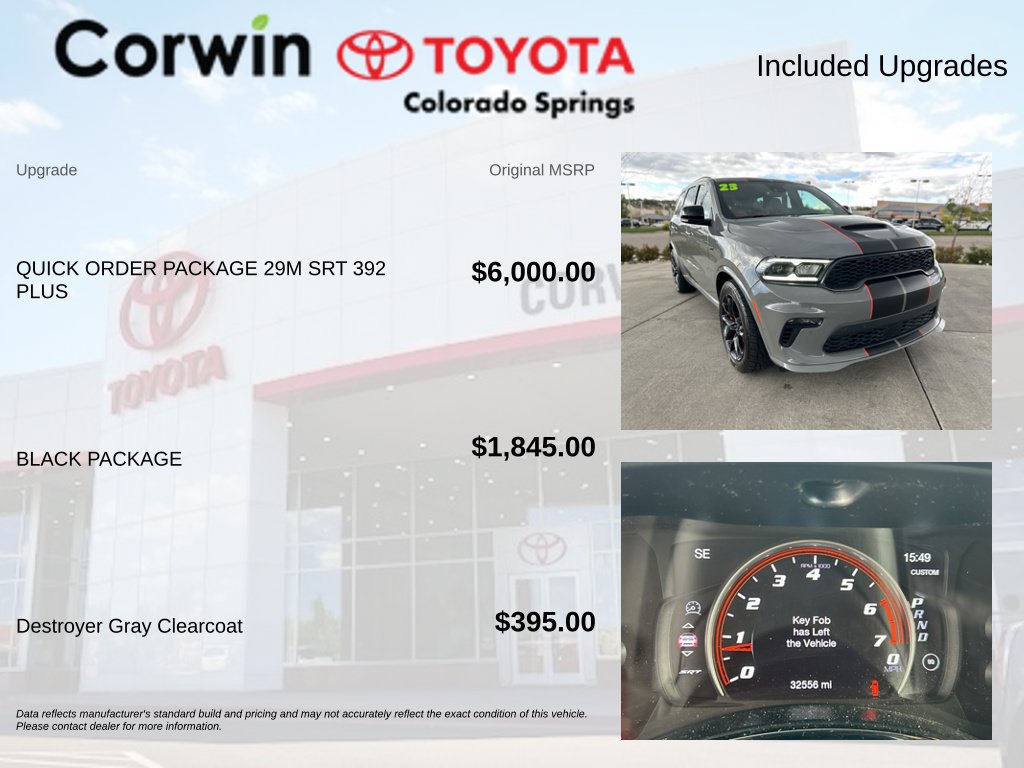 Used 2023 Dodge Durango SRT AWD/4WD image 4