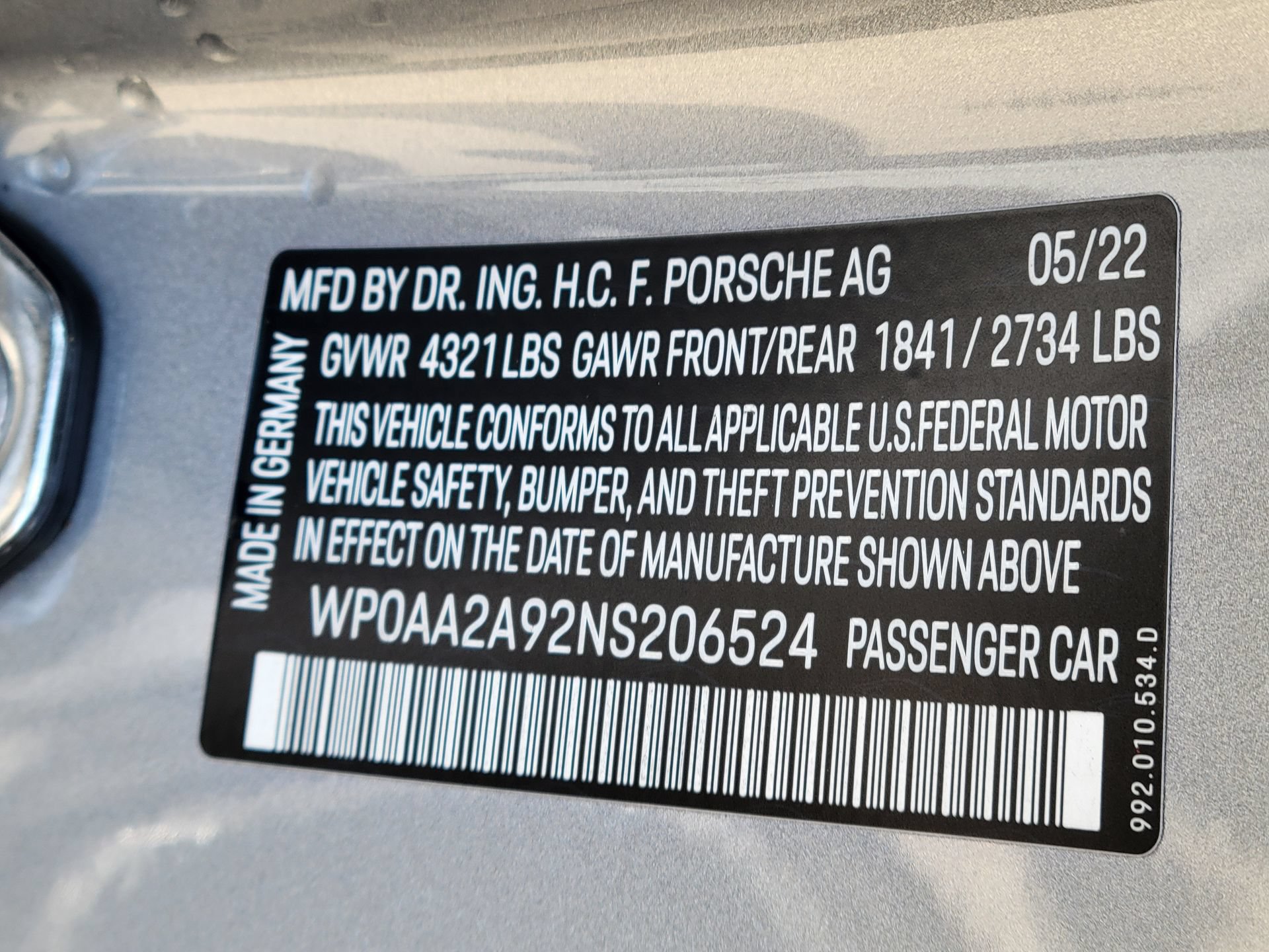 Certified 2022 Porsche 911 Carrera RWD image 32