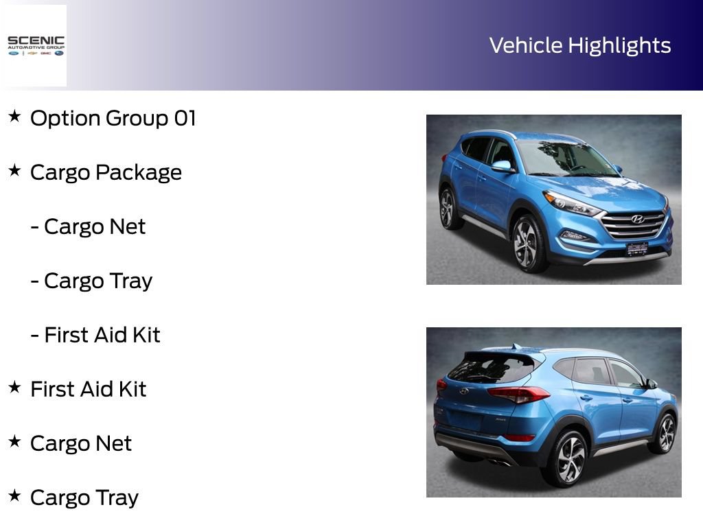 Used 2018 Hyundai Tucson Sport w/ Cargo Package FWD image 5