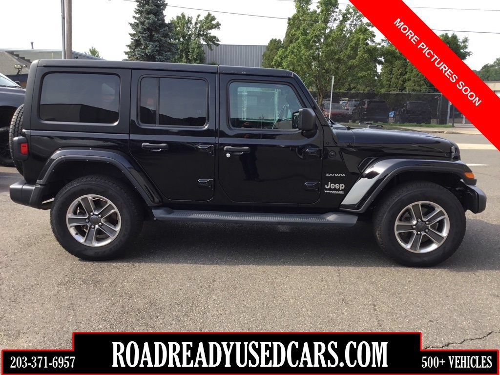 Used 2022 Jeep Wrangler Unlimited Sahara w/ Cold Weather Group AWD/4WD image 1