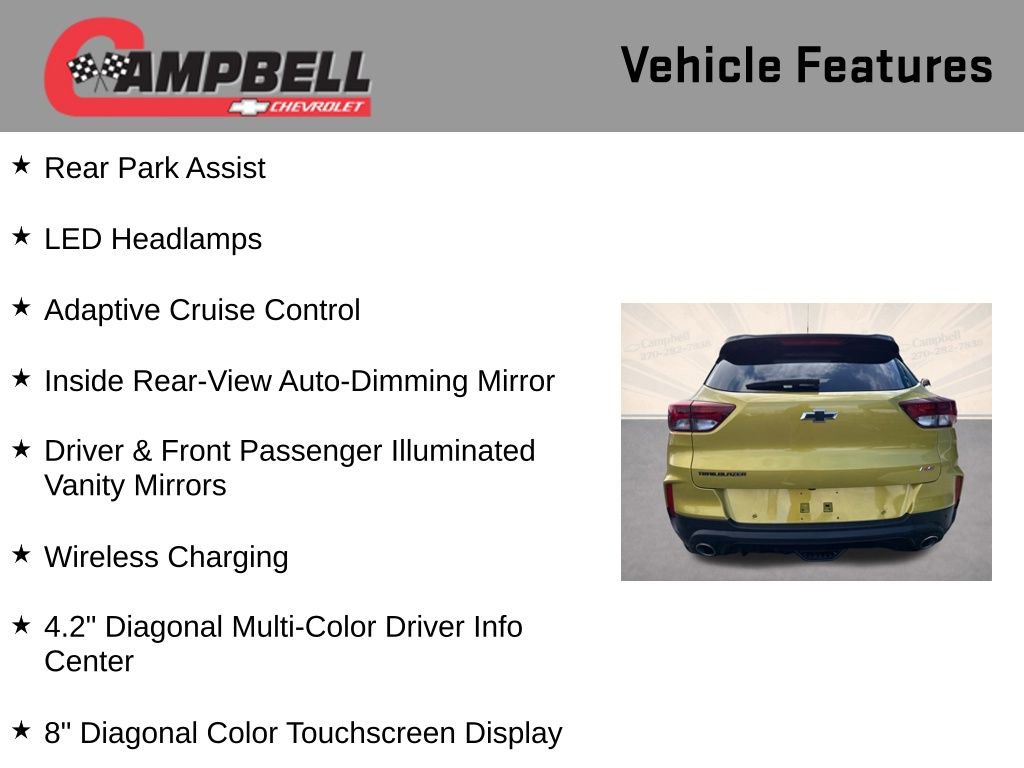 Used 2023 Chevrolet TrailBlazer RS w/ Sun and Liftgate Package image 26
