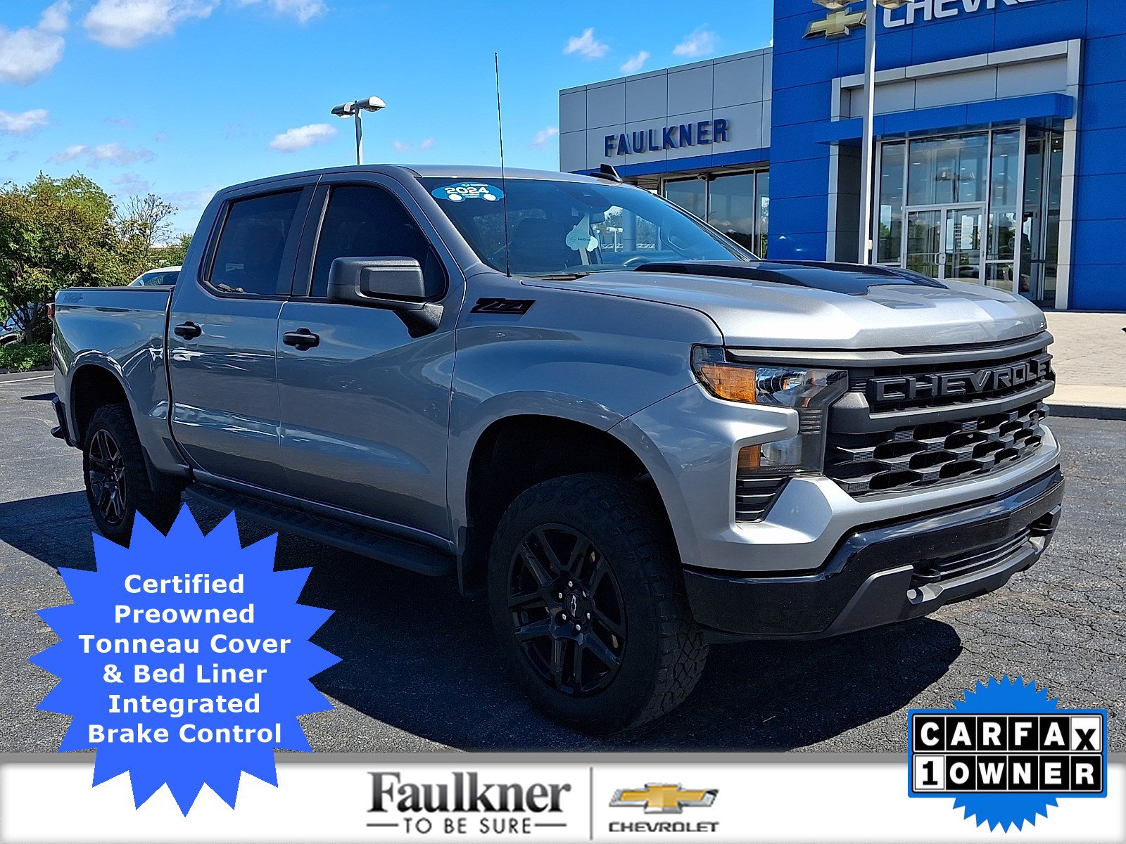 Certified 2024 Chevrolet Silverado 1500 Custom Trail Boss
