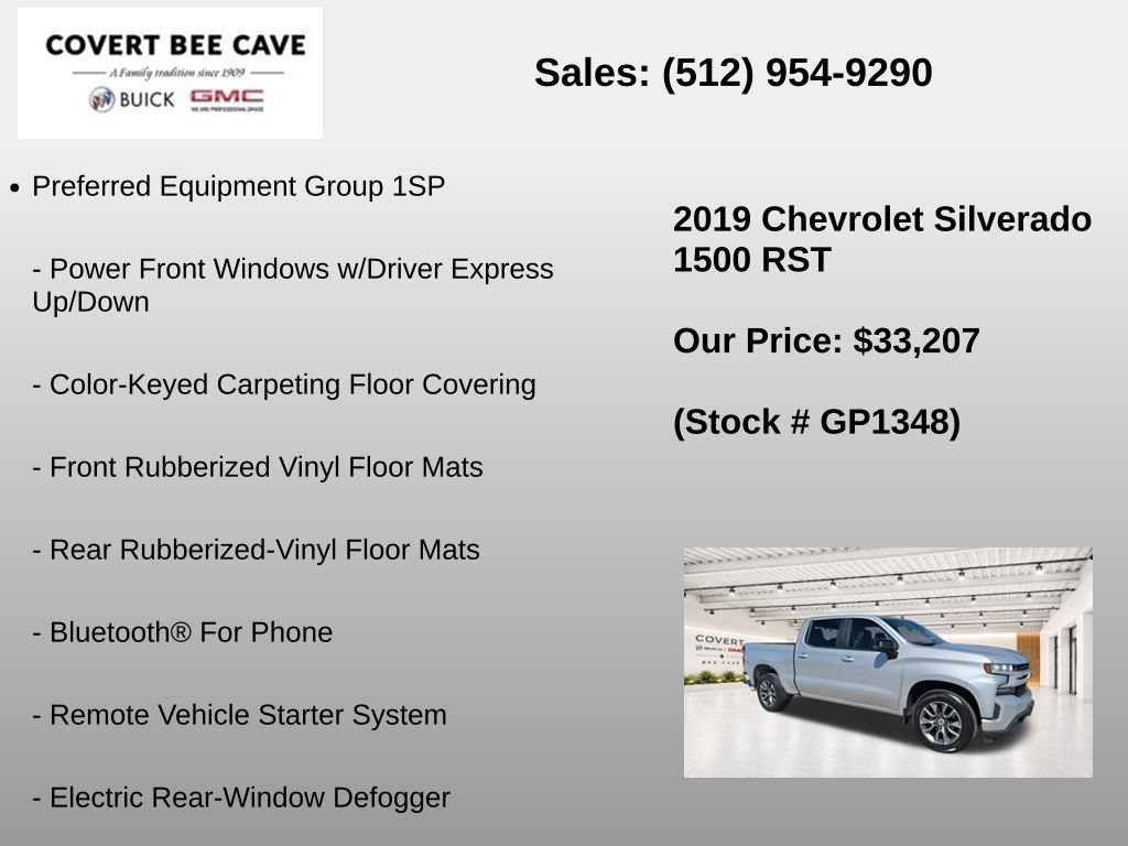 Used 2019 Chevrolet Silverado 1500 RST w/ All-Star Edition RWD image 13