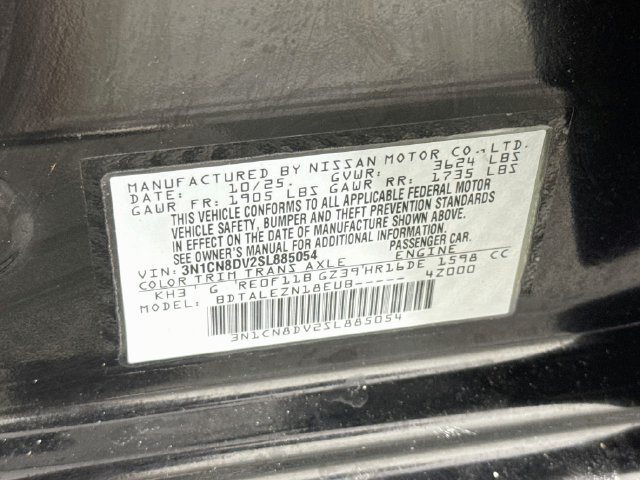 Used 2025 Nissan Versa S w/ Trunk Package FWD image 40