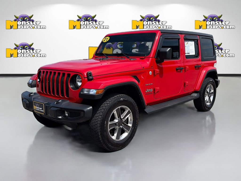 Used 2021 Jeep Wrangler Unlimited Sahara AWD/4WD image 42