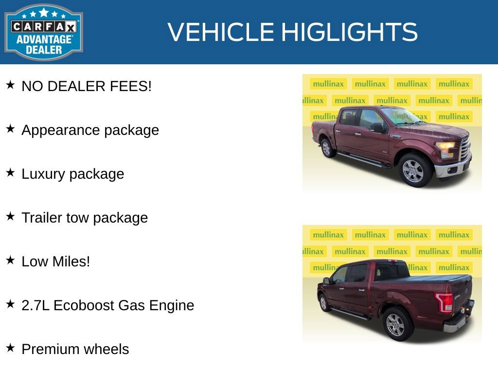 Used 2016 Ford F150 XLT w/ Equipment Group 302A Luxury RWD image 11