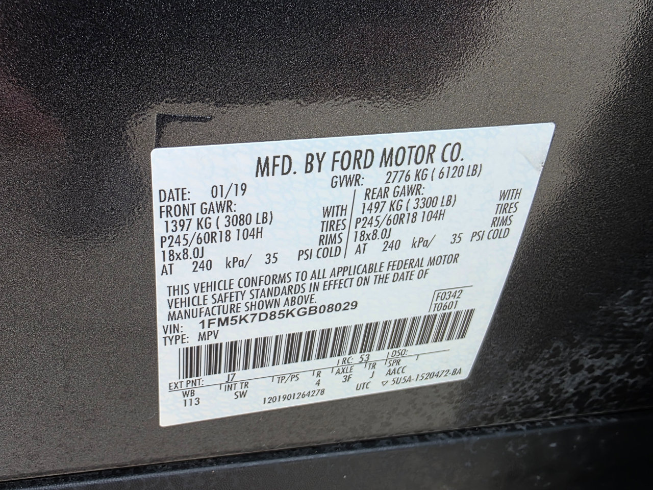 Used 2019 Ford Explorer XLT w/ Equipment Group 202A image 31