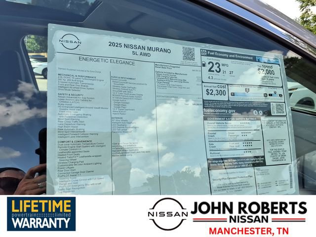 New 2025 Nissan Murano SL w/ Cargo Package image 17