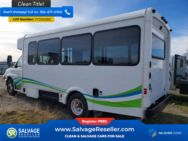 Used 2016 Ford E-450 and Econoline 450 Super Duty w/ Shuttle Bus Prep Package RWD image 3