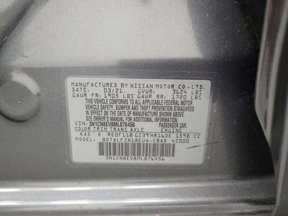 Used 2021 Nissan Versa SV FWD image 33