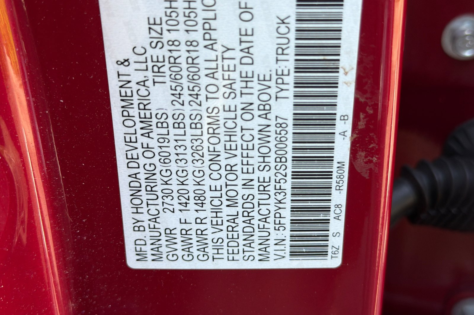Used 2025 Honda Ridgeline RTL image 28