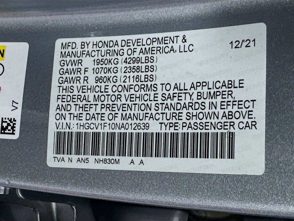 Used 2022 Honda Accord LX image 23