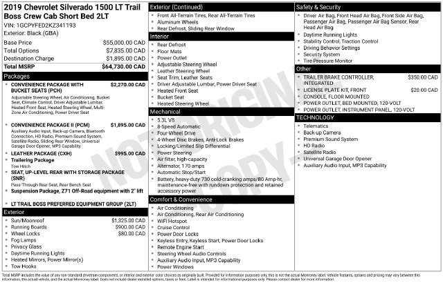 Used 2019 Chevrolet Silverado 1500 LT Trail Boss AWD/4WD image 5
