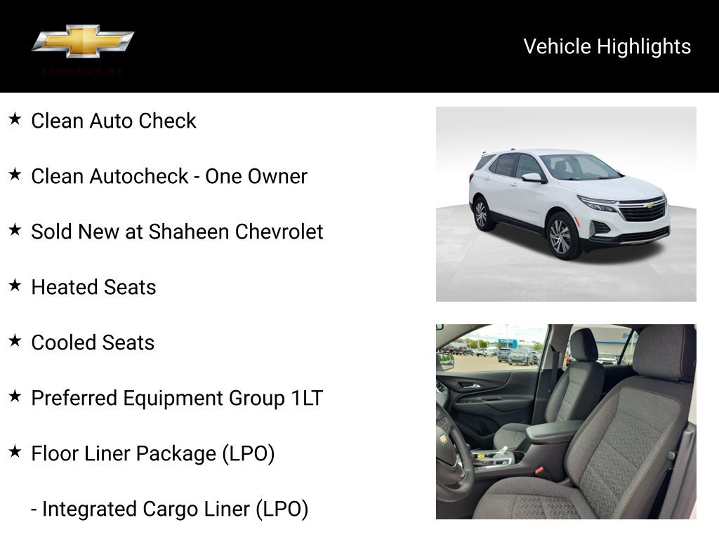 Certified 2024 Chevrolet Equinox LT w/ LPO, Floor Liner Package FWD image 19