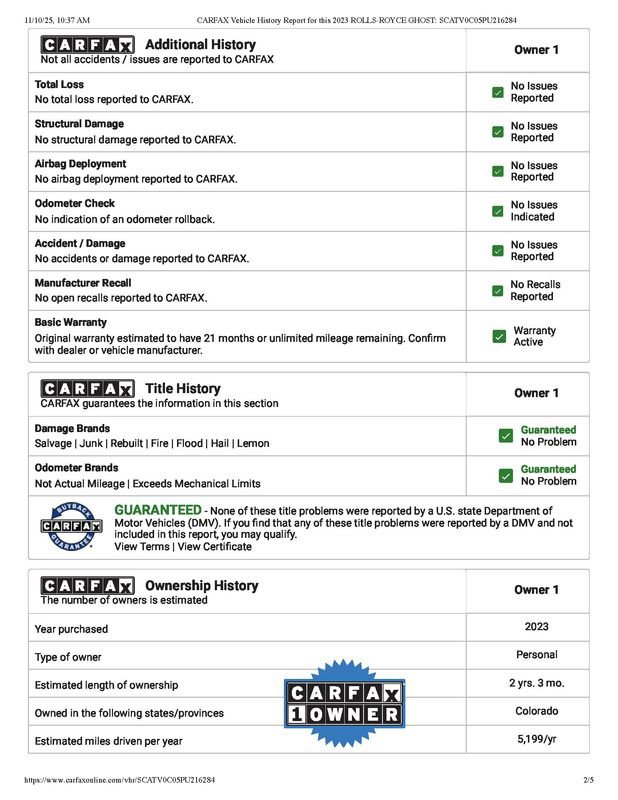 Used 2023 Rolls-Royce Ghost w/ Ghost Package image 34