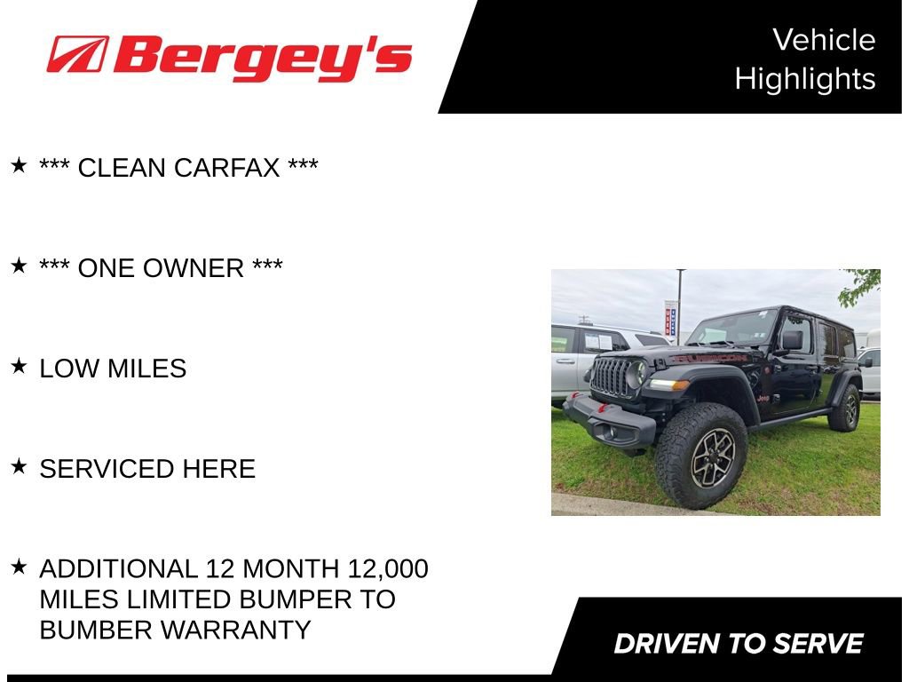 Used 2025 Jeep Wrangler Unlimited Rubicon AWD/4WD image 4