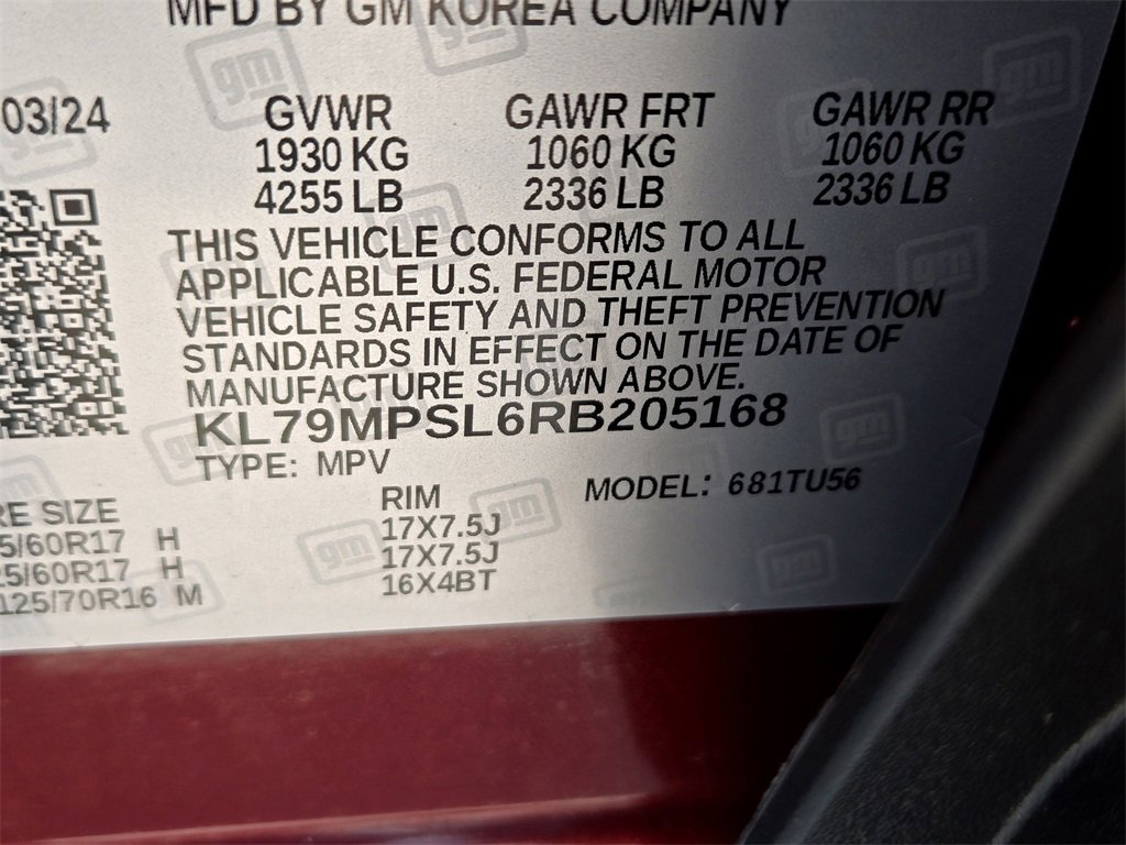 Used 2024 Chevrolet TrailBlazer LT w/ Convenience Package image 34