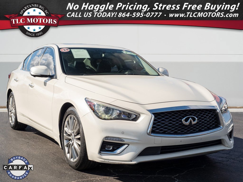 Used 2022 INFINITI Q50 Luxe w/ Cargo Package