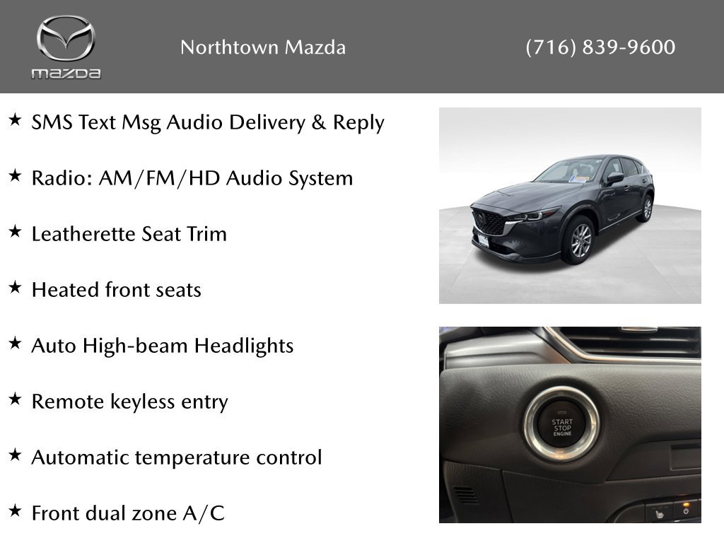 Certified 2024 MAZDA CX-5 AWD 2.5 S w/ Select Package image 2