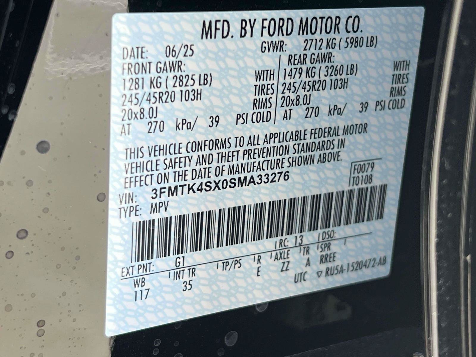 New 2025 Ford Mustang Mach-E GT w/ Bronze Appearance Package AWD/4WD image 25