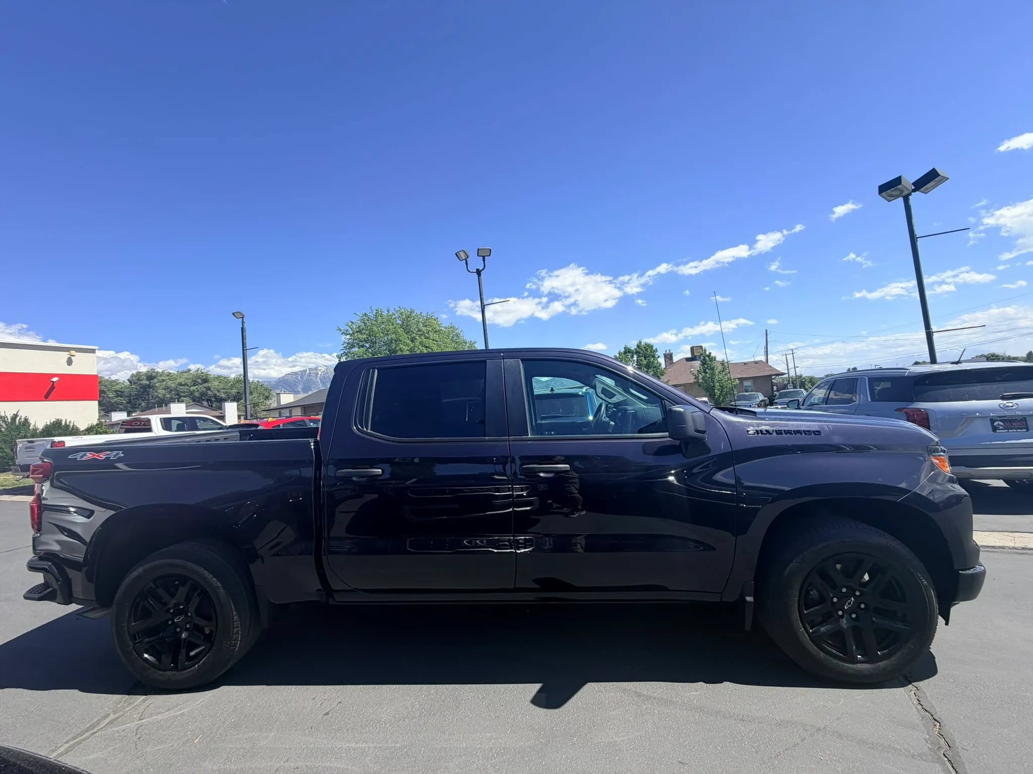 Used 2023 Chevrolet Silverado 1500 Custom w/ LPO, Dark Essentials Package AWD/4WD image 3
