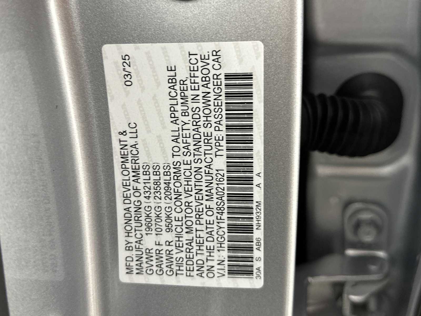 Used 2025 Honda Accord SE image 27