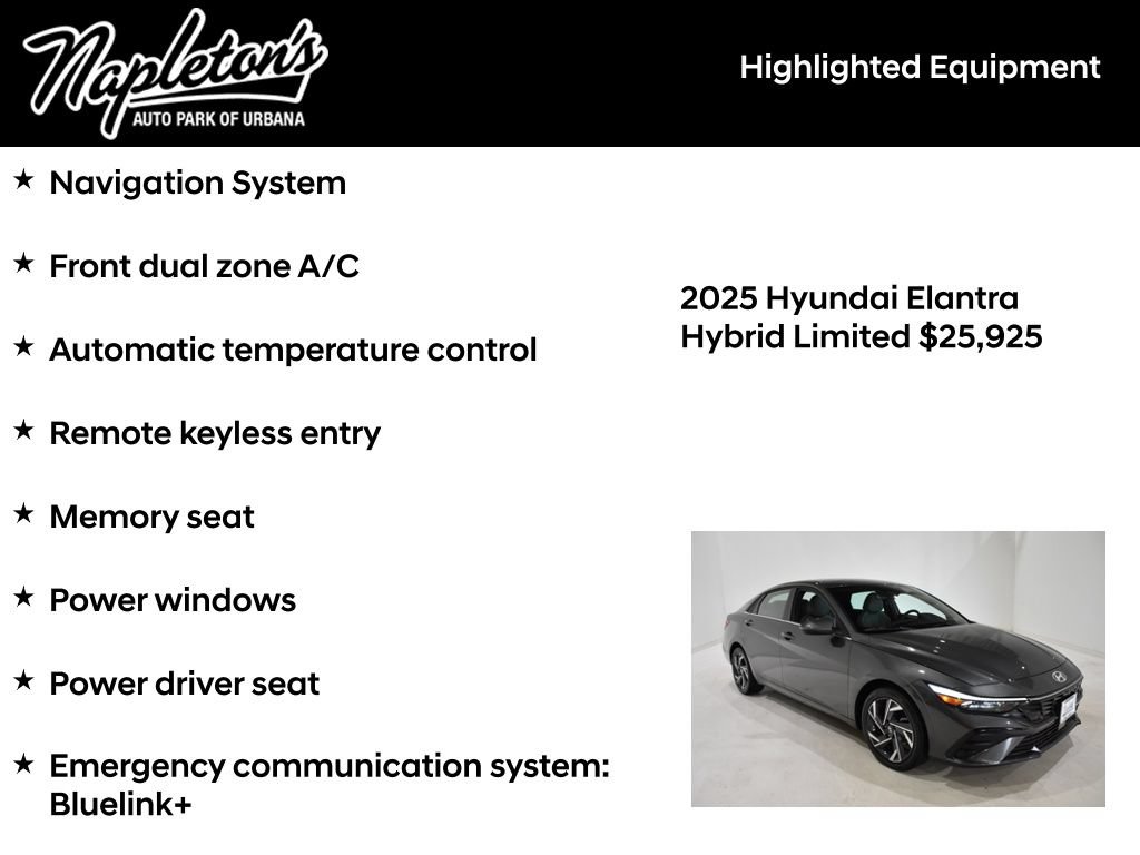Used 2025 Hyundai Elantra Limited FWD image 16
