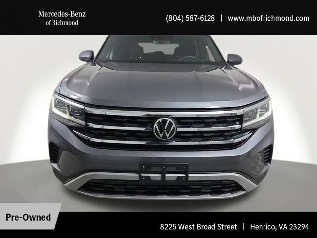 Used 2021 Volkswagen Atlas Cross Sport S w/ Luggage Net & Mats Package FWD image 2